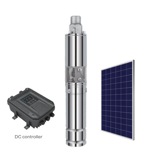 Solar Submersible Pump for Agriculture Drip Irrigation Solar Panel Pump Set 