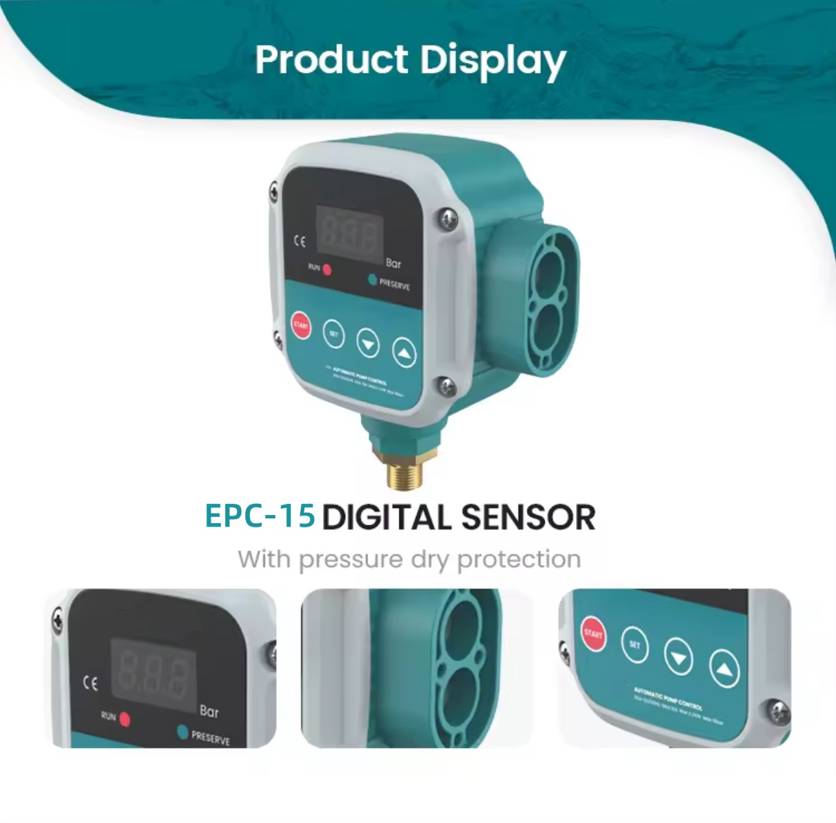 Acess&oacute;rios Controle de press&atilde;o da bomba el&eacute;trica de &aacute;gua