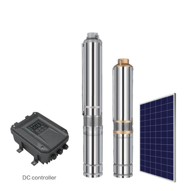 3DCQJ DC Brushless Deep Well Solar Pump 